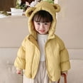 thumbnail image 2 of LNMQLPDBS Little Boys Winter Coat Baby Winter Snowsuits Girls White Puffer Vest Girl Tops 18m Boy Clothes Infant Girl Clothes 3-6 Months Girls 10-12, Yellow 3-4 Years, 2 of 5