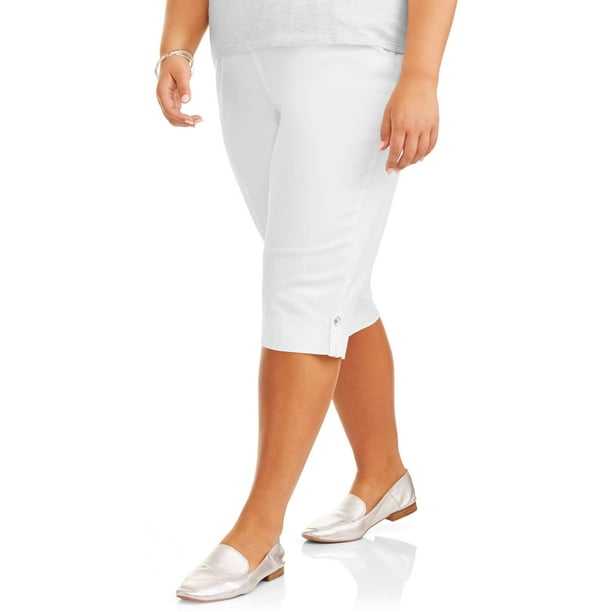 plus size capris walmart