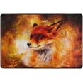 thumbnail image 4 of Dreamtimes Autumn Red Fox Area Rug, 36"x24" Non-Slip Washable Indoor Door Mat, Absorbent Floor Mat for Bedroom Kitchen Entryway Bathroom, 4 of 7