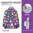 thumbnail image 5 of Marijuana Themed Laptop Backpack for Students - Durable College Bookbag with Protective Sleeve, Trendy Daypack for School and University, Perfect Gift for Fans, 5 of 6