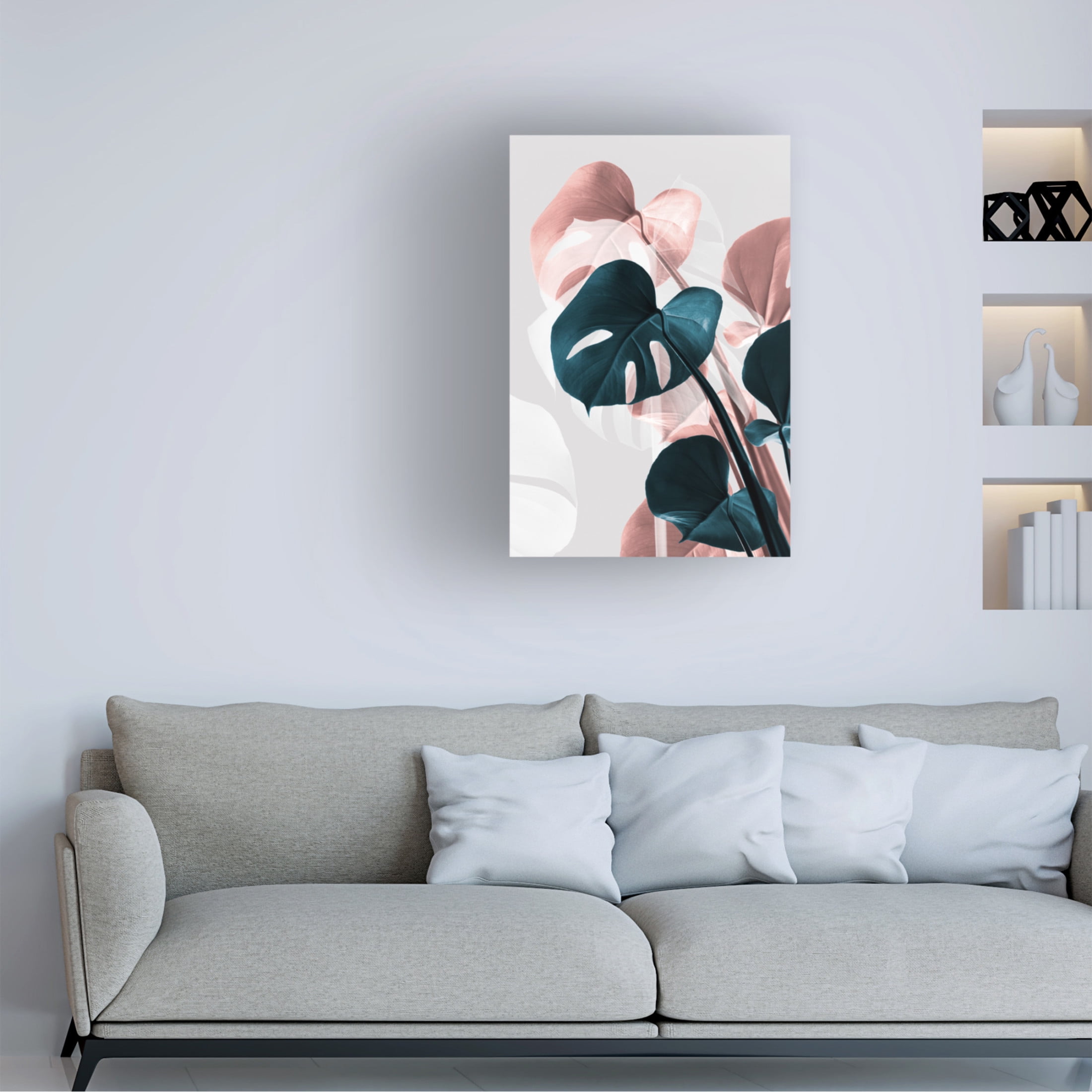 Trademark Fine Art Pictufy Studio Monstera Creative 17 Canvas Wall Art