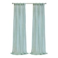 thumbnail image 5 of Habitat Paloma Sheer Dual Header Stylish and Functional Curtain Panel 52" x 95" Pale Thyme, 5 of 6