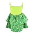 thumbnail image 4 of Unique Baby Girls St Patricks Day Lucky Tank Dress (4Y, Green), 4 of 5