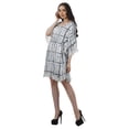 thumbnail image 3 of Moomaya Robe de Plage Imprimée Vêtements de Vacances Femmes Robes en Georgette pour Femmes, 3 of 6