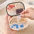 thumbnail image 4 of Guozer Medicine Pill Organizer 1PCS Day And Night Pill Organizer Multi-compartment Vitamin Organizer Portable Daily Pill Organizer, 4 of 6