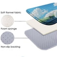 thumbnail image 5 of Cute cat pattern 466 Non-Slip Memory Foam Bath Rug: Absorbent, Quick-Dry, Machine Washable, Soft & Comfortable - L, 5 of 7
