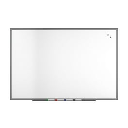 Polarity Magnetic Dry Erase White Board, 72 x 46, White Surface, Silver Aluminum Frame Polarity Magnetic Dry Erase White Board, 72 x 46, White Surface, Silver Aluminum Frame