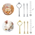 thumbnail image 3 of Juego de 10 accesorios para soportes de tartas, bandeja escalonada para soportes de tartas de 3 niveles, herrajes, 3 of 5