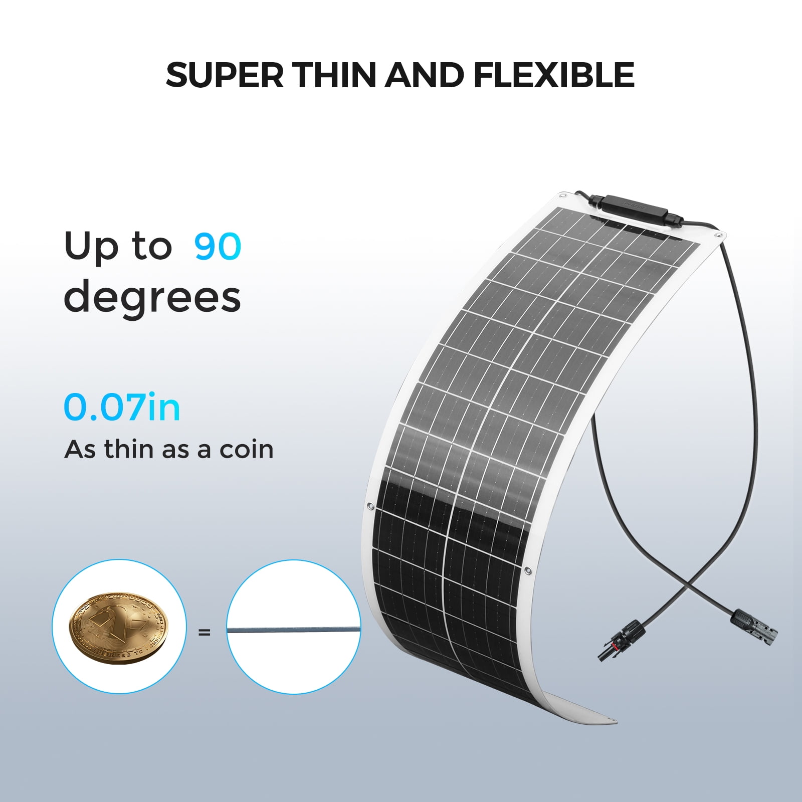 500W Solar Panels 500W 12V Solar Panels for Home High Efficiency Solar Monocrystalline Photovoltaic Module Charging for RV Boat Roof Farm 12V Battery