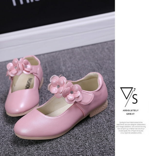 Baohd Party Wedding Shoes Wide Applications Delicate And Beautiful Adjustable Strap Available In Sizes Pink 32/19.5cm