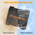 thumbnail image 3 of Cargador Solar FlexSolar 20W 5V con Salida USB-A y USB-C, 3 of 7