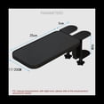 thumbnail image 1 of Armrest Pad Desk Computer Support Mouse Pad Wrist Support Arm Bracket Folding Keyboard Elbow Support Pad Black,1 x armrest bracket,Black, 1 of 10