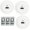 3pcs, variant on Smart Led Clock Night Light with Motion Sensor, Rechargeable Magnetic Wall Lamp with Remote Control, 3 Color Temperatures, Dimmable Stick-On Lighting for Bedroom, Hallway, Bathroom, Stairway