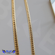 thumbnail image 3 of Gargantilla Cadena Acero Inoxidable Piel Serpiente Cubana Collar Hombre Chapa Oro 18k La Tienda Azul, 3 of 7