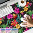 thumbnail image 2 of Long Mouse Pads for Desk,Pioneer Flower Floral Print Pattern Desk Mats on Top Of Desks, Desk Mouse Pad Extra Large with 3mm Non-Slip Base and Stitched Edge for Gaming,Office,Work,Home 47.3"x23.6", 2 of 6