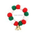 thumbnail image 3 of Christmas Bell Collar for Cats Festive Necklace Decoration with Adjustable Elastic Band(Red/M), 3 of 6