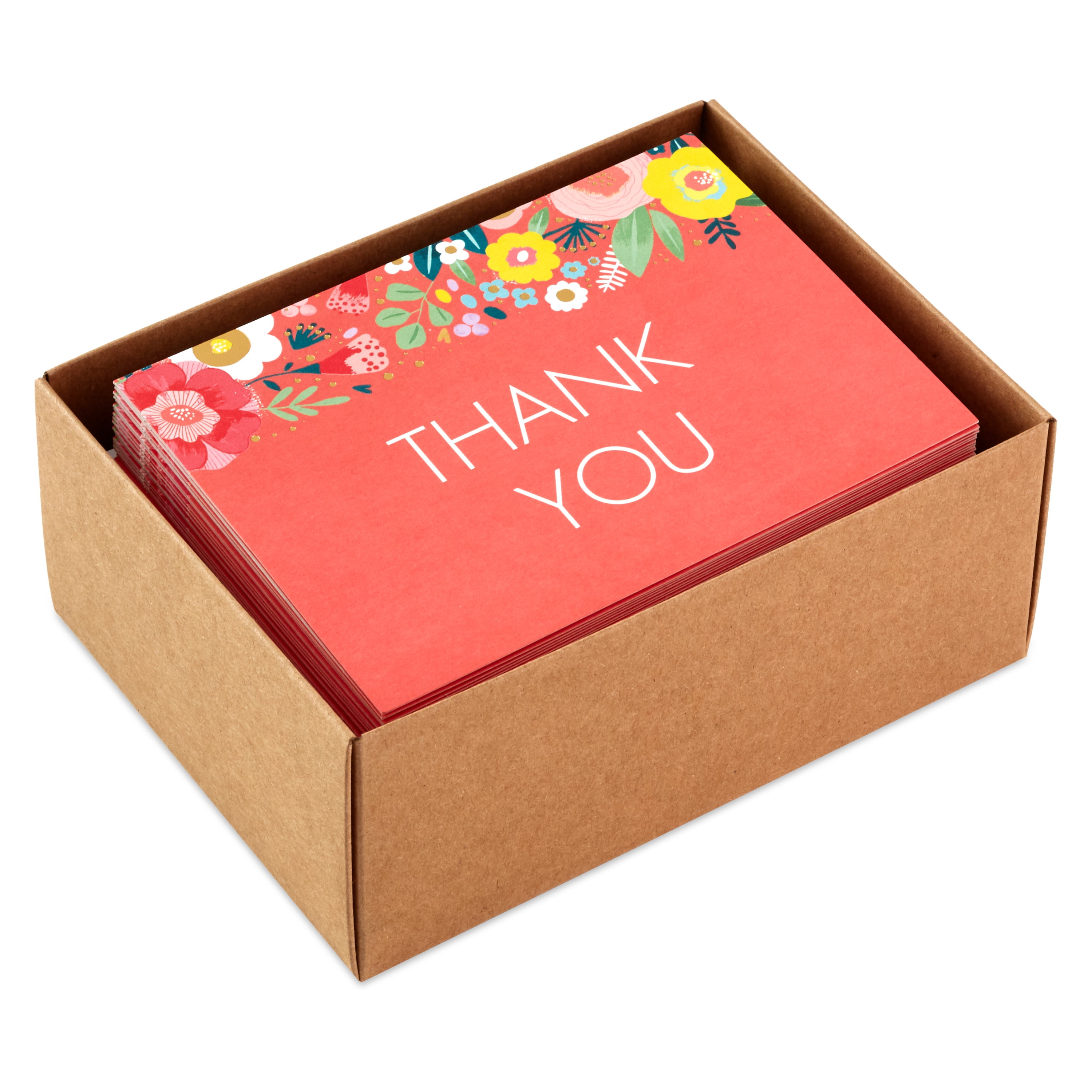 Hallmark Thank-You Notes (Fresh and Floral), 40 Count