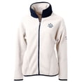 thumbnail image 2 of Women's Cutter & Buck  Oatmeal Notre Dame Fighting Irish Play Like A Champion Today Cascade Eco Sherpa Fleece Full-Zip, 2 of 3