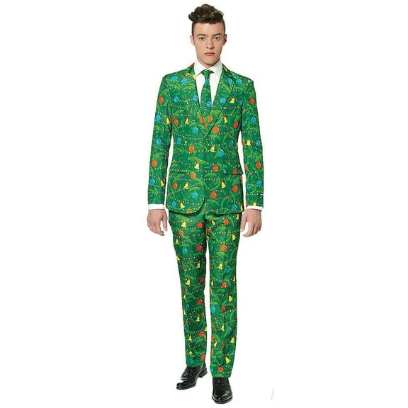 Opposuits Men's Christmas Tree Suit Costume - Size X Large