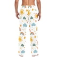 thumbnail image 4 of FORMRS Mens Pajama Pants with Pockets Sleepwear Lounge Bottoms Sizes S-2XL, Rainbows Pattern, 4 of 7