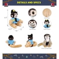 thumbnail image 3 of DolliBu Squirrel Monkey Police Officer Plush Toy - Soft Squirrel Monkey Cop Stuffed Animal Dress Up with Cute Cop Uniform and Cap Outfit -  12.5 Inches, 3 of 8