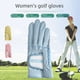 thumbnail image 4 of Guantes de golf antideslizantes y transpirables de PU para mujer, guantes granulados antideslizantes de color sólido fresco, 4 of 4