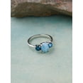 thumbnail image 2 of 1.66 Cts. Larimar London Blue Topaz Solid 925 Sterling Silver Ring, 2 of 8
