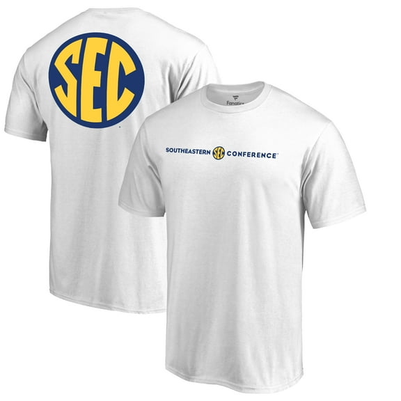Men's White SEC Gear Conference T-Shirt
