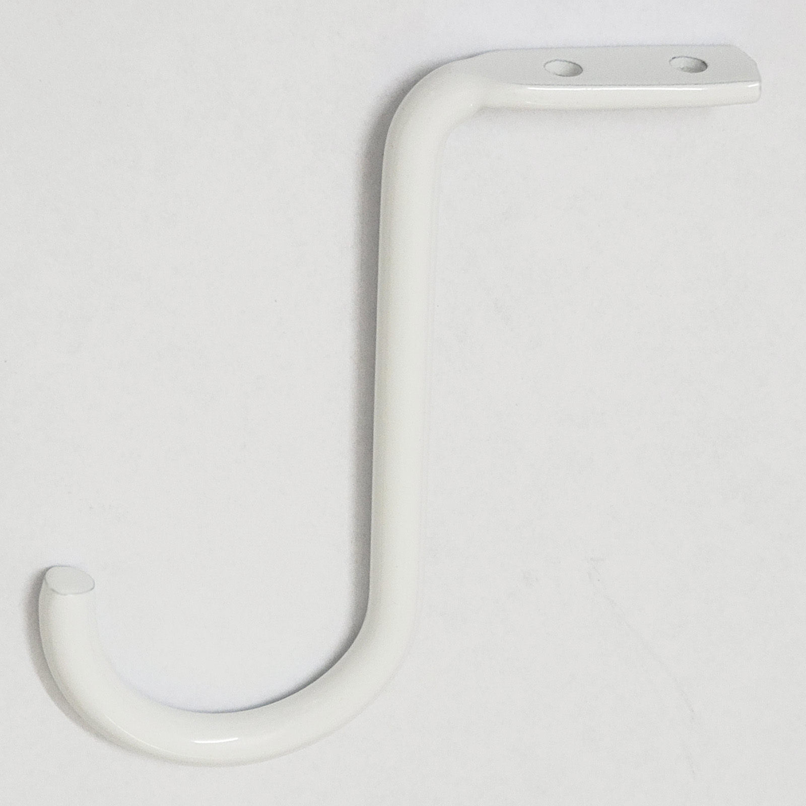 White Closet Rod Center Support 1 Inch Heavy Duty Metal Wall Mount Rod Bracket Closet Rod Support Bracket Clothes Storage Hanger for Shelf Closet Rod (10pcs)