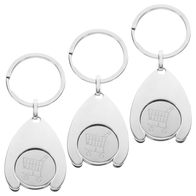 unbranded 3Ud Llavero Token De Metal Para Carrito Fácil De Usar Y Resistente En Color