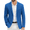 Snorkel Blue, variant on COOFANDY Mens Plaid Blazer Casual Sports Coat Stylish Sports Jackets Notch Lapel Knit Suit Jacket