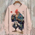 thumbnail image 4 of Suéter de invierno para hombre con estampado 3D de animales y pollos, moda urbana, hip hop, deportes, ocio, cuello redondo, jersey para hombre, 4 of 5