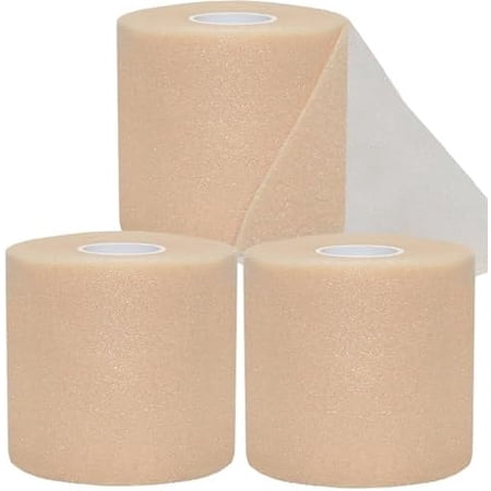 Pre Wrap Tape Athletic 3 Rolls X 22 Yards Beige Prewrap Headbands for Hair Foam Underwrap Sports Wrap Pre Wrap Tape Athletic 3 Rolls X 22 Yards Beige Prewrap Headbands for Hair Foam Underwrap Sports Wrap