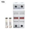 thumbnail image 1 of 2P Fuse Holder Solar with LED 1000V DC Fuse 10x38 mm for Solar Panels, Solar PV, 1 of 9