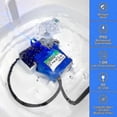 thumbnail image 3 of Bomba dispensadora de agua para mascotas, recargable por USB, con luz LED, para bebederos de gatos., 3 of 4