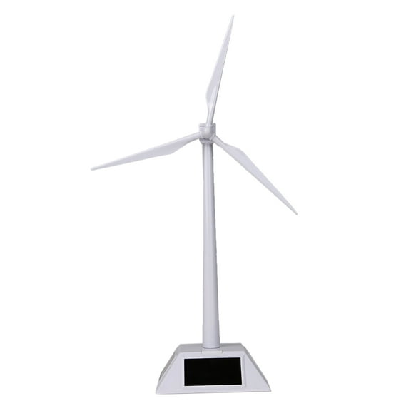 Yucurem Desktop Model-Solar Powered Windmills/Wind Turbine&ABS Plastics White