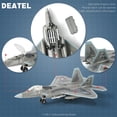 thumbnail image 3 of Kit de maquetas SEBUNAS F-22 Raptor Fighter Jet a escala 1:100 con soporte, 3 of 6