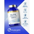 thumbnail image 4 of DL-Phenylalanine | 1000mg | 180 Capsules | DLPA Free Form Supplement | by Carlyle, 4 of 7