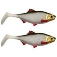 thumbnail image 4 of 2 cebos de plástico blando Swim Shad con acción realista señuelo de cola en T señuelo de pesca biónico cabeza de cebo de 13.5 cm/28 g señuelos de pesca cebos equipo, 4 of 8