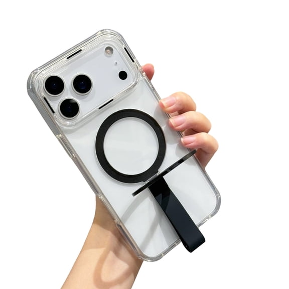 Zeiwohndc Detachable Cord Shockproof Cover Case for Phone 15 16 17 Series Magnetic Stand