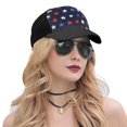 thumbnail image 5 of Yiaed Watercolor Stars1 Print Baseball Cap Dad Hat Polo Style Plain Blank Adjustable Size, 5 of 5
