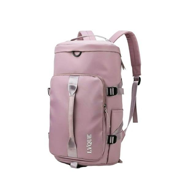 Sac de Sport Imperméable Grande Capacité Fermeture Éclair Bretelle d'Épaule Ajustable Poignée Portable avec Compartiment pour Chaussures Poche Humide Femmes Hommes Sac de Sport Sac à Dos de Voyage pour Activités de Plein Air