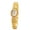 Gold Strap White Plate, variant on Women's Fashion Watch Golden Wine Barrel Shape Student Quartz Watch