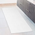 thumbnail image 1 of Alfombra de baño MAYSHINE, extra grande y suave, de felpa blanca, 1 of 8
