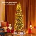 thumbnail image 4 of Costway 7.5 FT Artificial Xmas Tree with 724 Branch Tips 250 LED Lights 9 Lighting Modes, 4 of 10