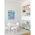 thumbnail image 5 of Marmont Hill "Pink Flowers" by Jill Lambert Painting Print on Wrapped Canvas, 5 of 5