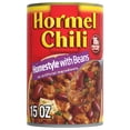thumbnail image 3 of (12 pack) HORMEL Chili Homestyle Canned Chili with Beans, Shelf-Stable, 15 oz Steel Can, 3 of 11