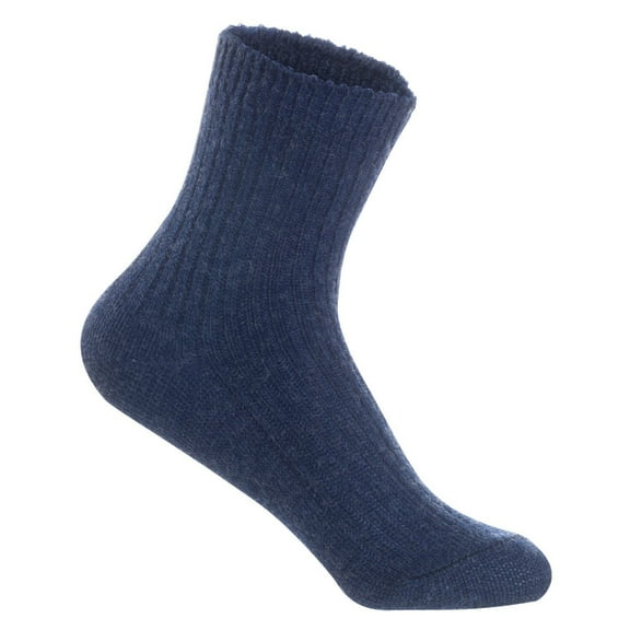 Lian Life Style Fantastic Children's Wool Crew Socks, Size 3Y-5Y, Navy