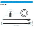 thumbnail image 2 of Uxcell Glasses End Tips Eyeglass Anti Slip Ear Sock Pieces Tube Sleeve Hard Plastic, Black Blue 4 Pairs, 2 of 5