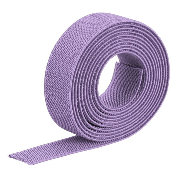 1 Inch 25mm Wide Elastic Band, Solid Colored Comfortable Plush